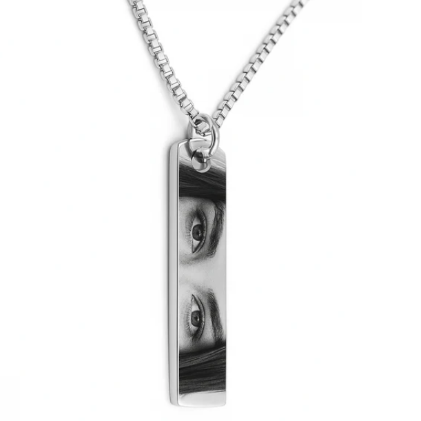Engraved Eye Necklace