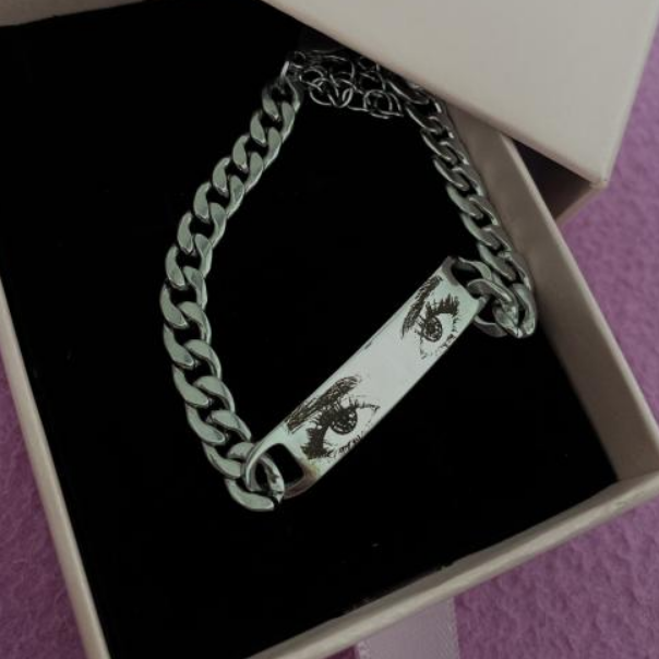 Engraved Eye Bracelet