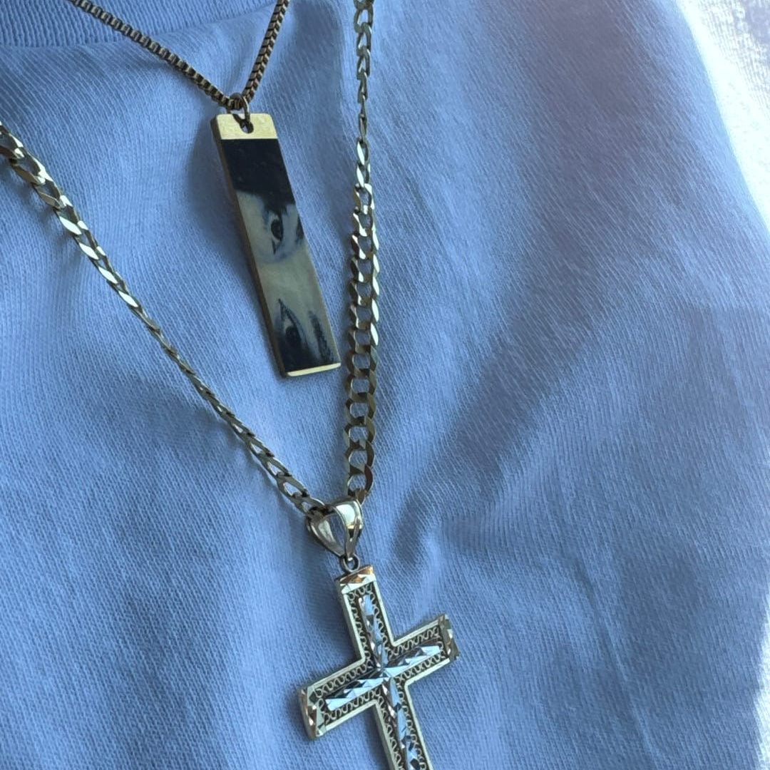 Engraved Eye Necklace