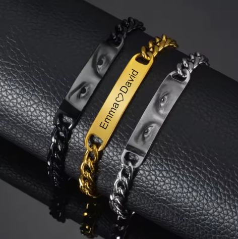 Engraved Eye Bracelet